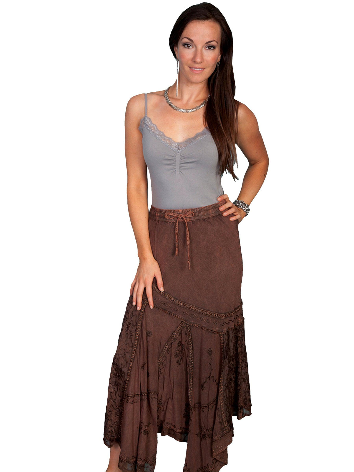 Scully COPPER RAYON SKIRT - Flyclothing LLC