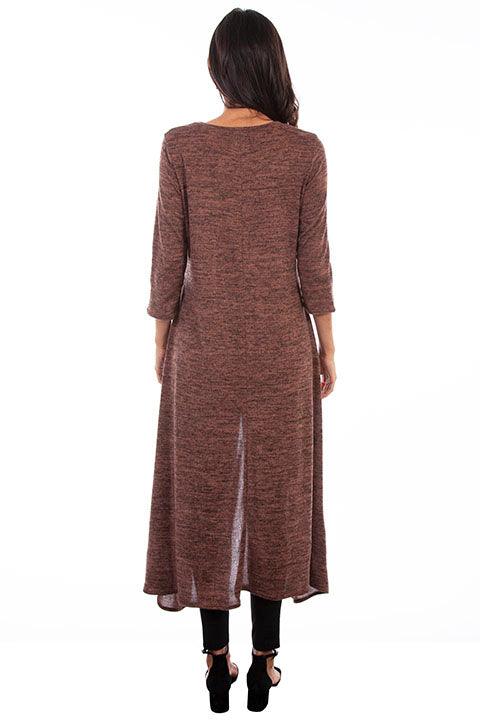 Scully MOCHA HI/LO DRAPE PULL OVER TOP - Flyclothing LLC