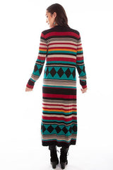 Scully MULTI AZTEC STRIPE SWEATER CARDIGAN - Flyclothing LLC