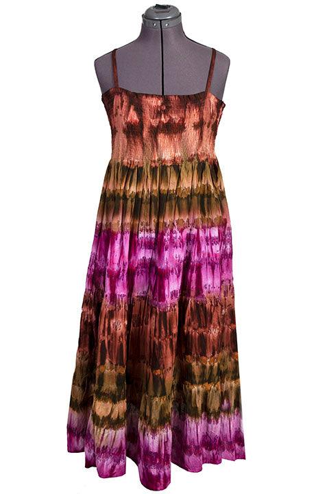 Scully CAFE TIE DYE SPAGHETTI STRAP DRESS TUBE TOP - Flyclothing LLC