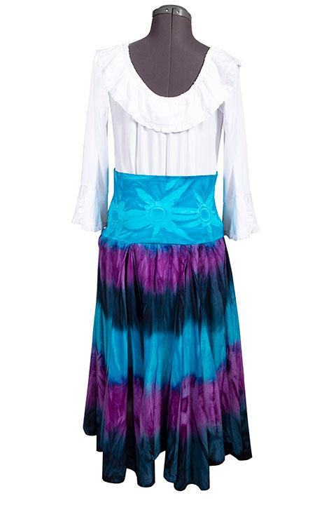 Scully BLUE TIE DYE SKIRT - Flyclothing LLC