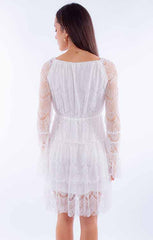 Scully Leather Honey Creek White Eyelash Lace Dress