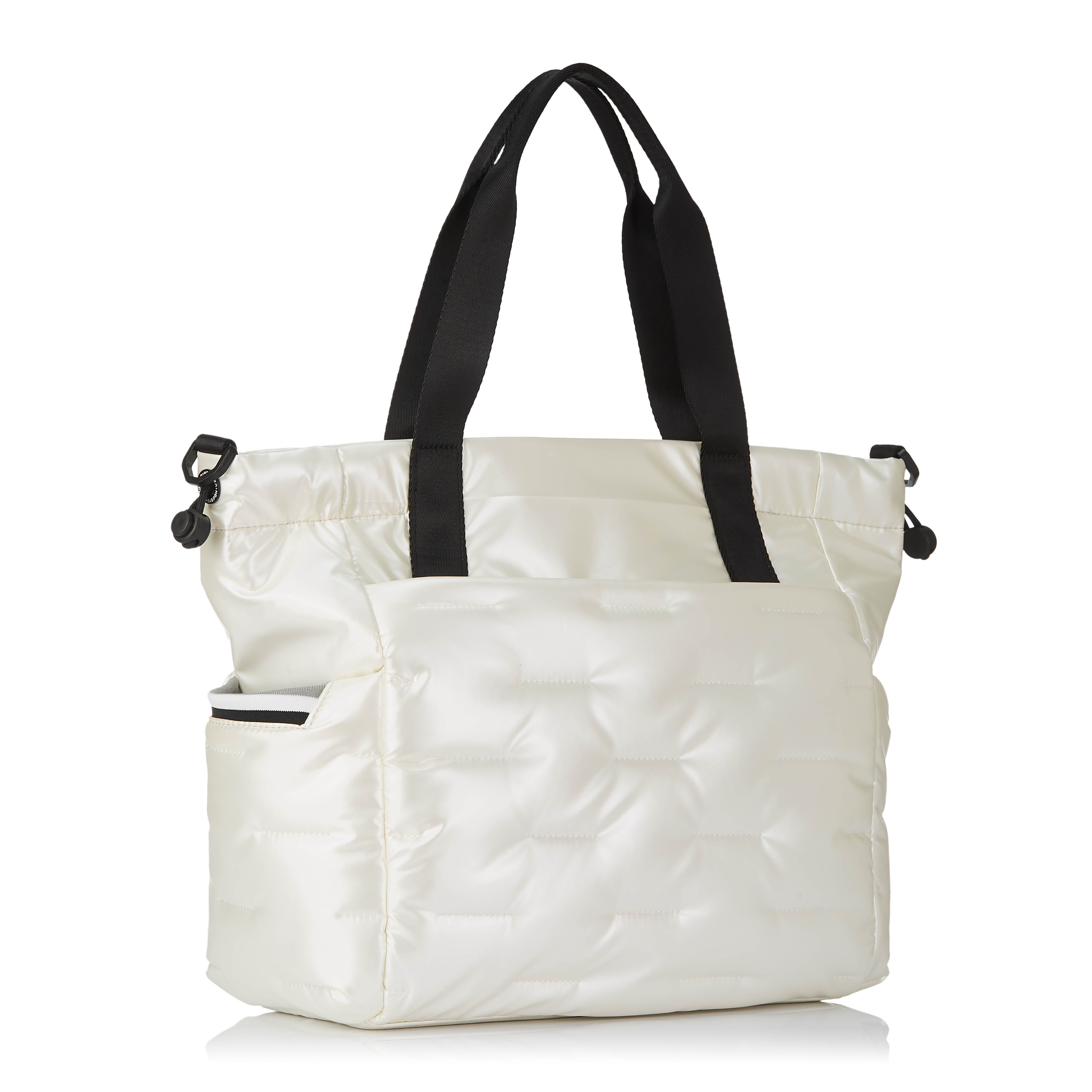 Hedgren Puffer Tote Pearly White