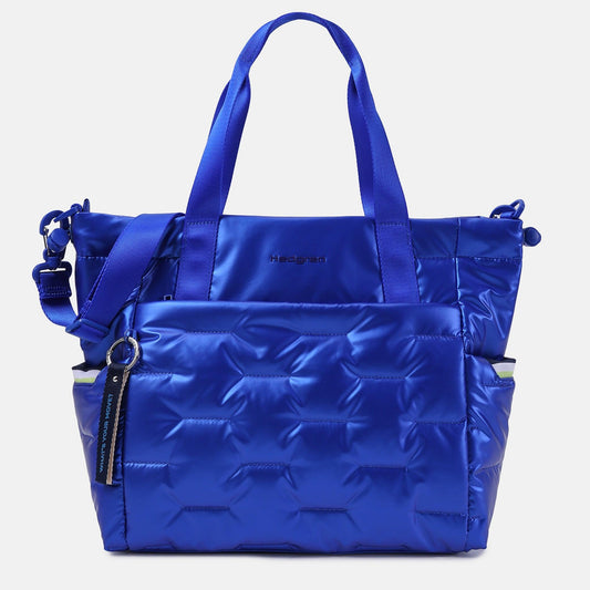 Hedgren Puffer Tote Strong Blue