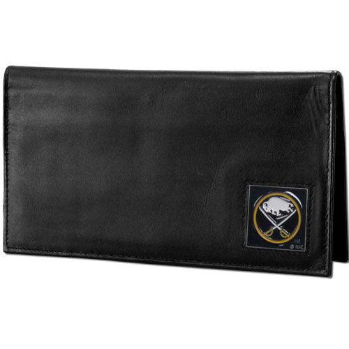 Buffalo Sabres® Deluxe Leather Checkbook Cover - Siskiyou Buckle