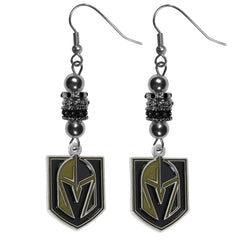 Vegas Golden Knights® Euro Bead Earrings - Flyclothing LLC