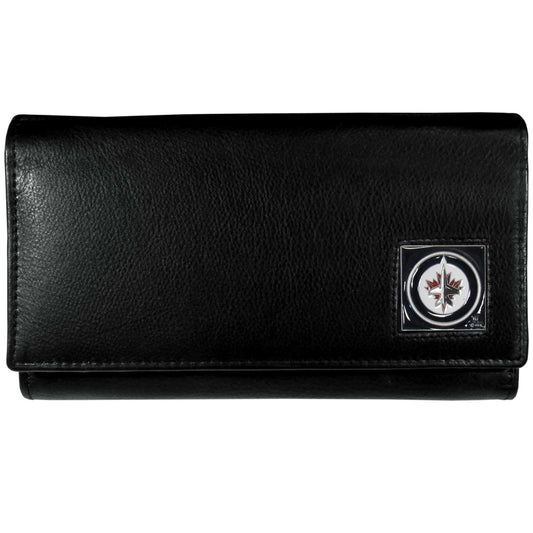 Winnipeg Jets™ Leather Women's Wallet - Flyclothing LLC