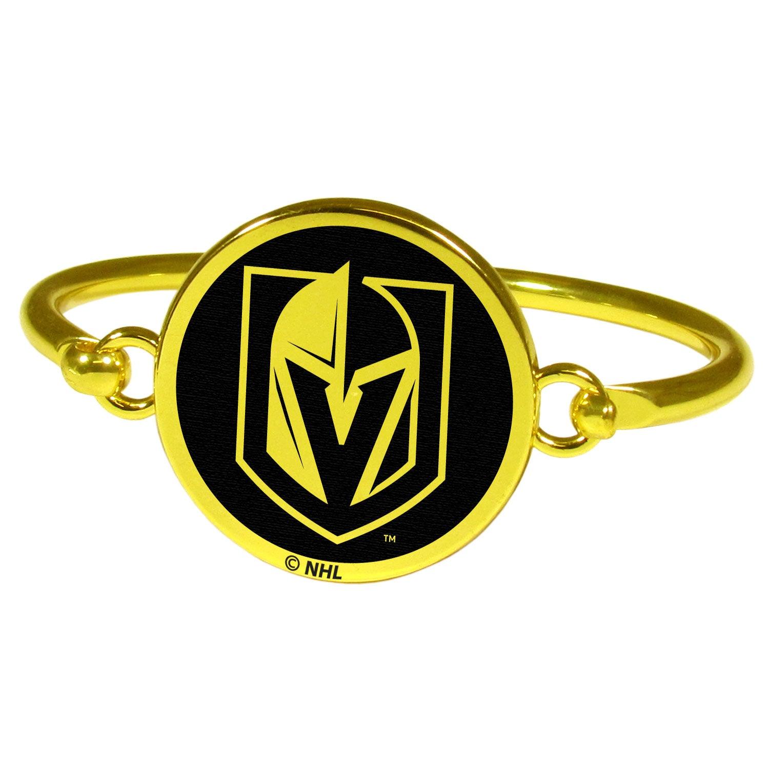 Vegas Golden Knights® Gold Tone Bangle Bracelet - Flyclothing LLC