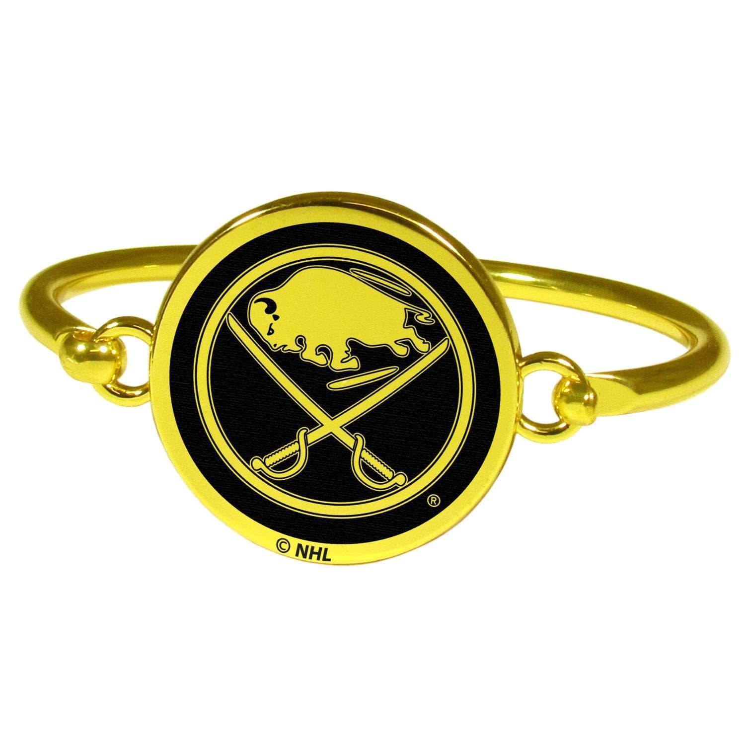 Buffalo Sabres® Gold Tone Bangle Bracelet - Siskiyou Buckle