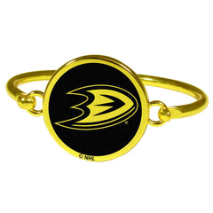 Anaheim Ducks® Gold Tone Bangle Bracelet - Flyclothing LLC