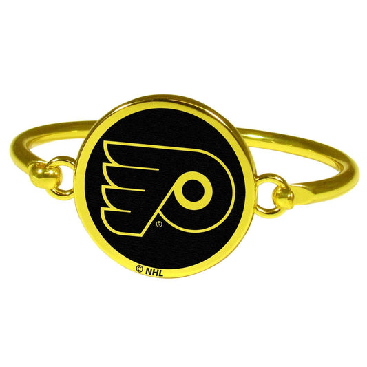 Philadelphia Flyers® Gold Tone Bangle Bracelet - Flyclothing LLC