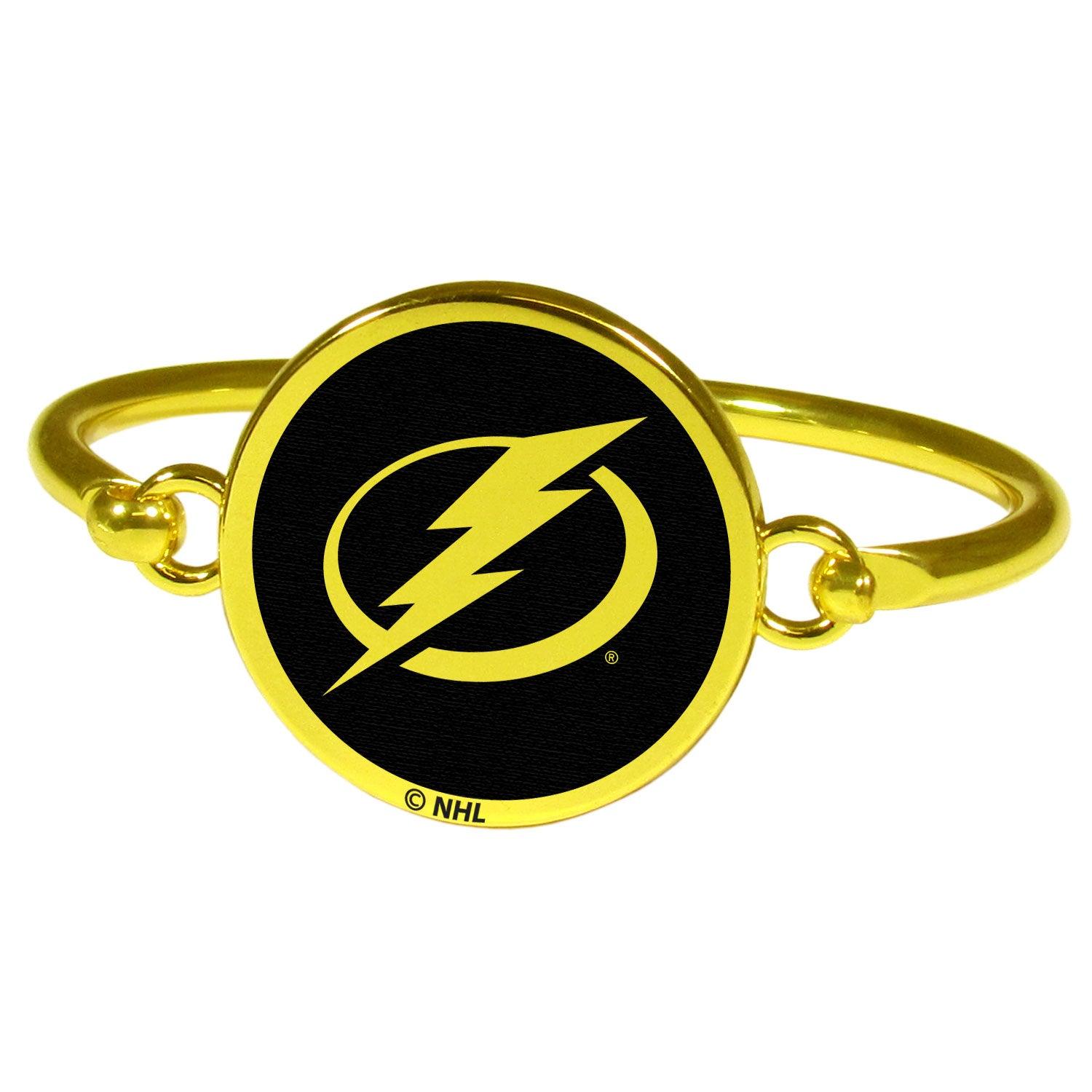 Tampa Bay Lightning® Gold Tone Bangle Bracelet - Flyclothing LLC