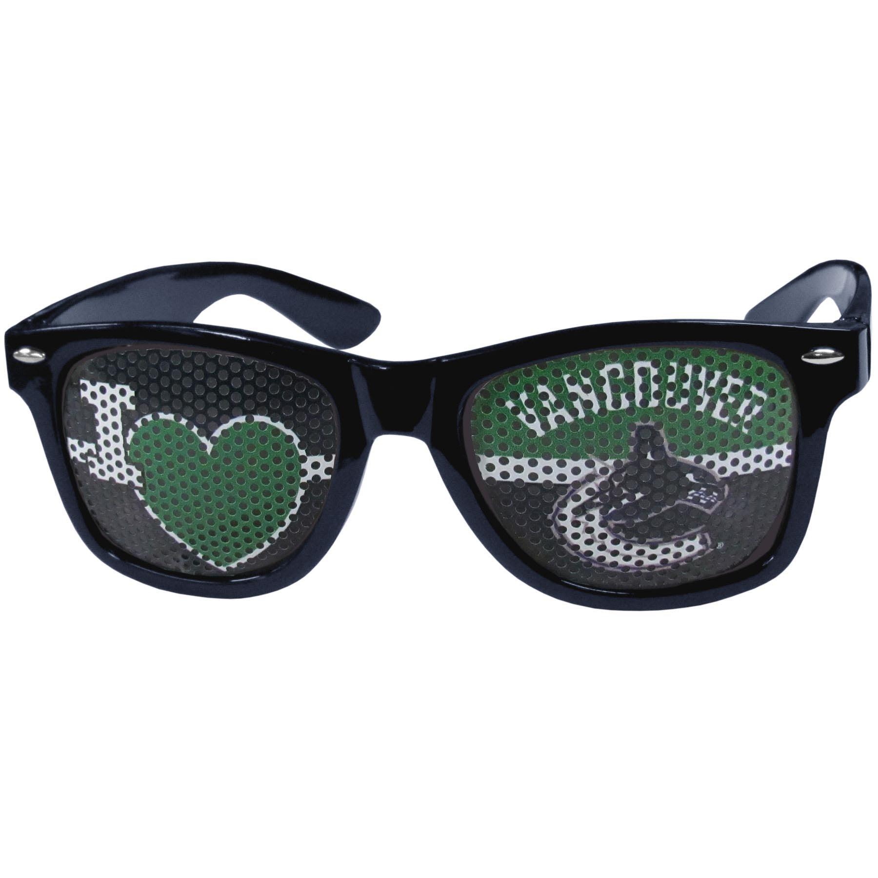 Vancouver Canucks® I Heart Game Day Shades - Flyclothing LLC