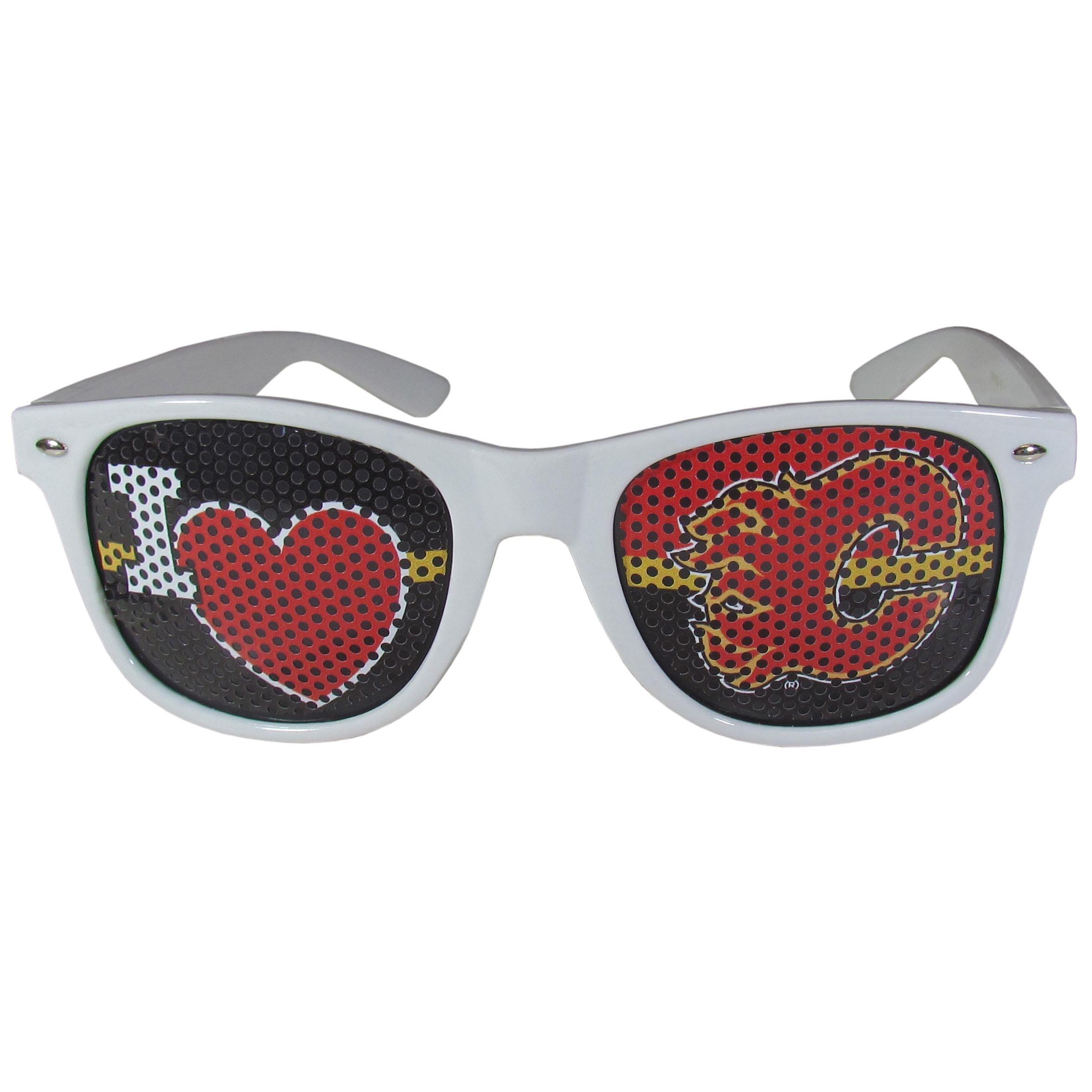 Calgary Flames® I Heart Game Day Shades - Flyclothing LLC