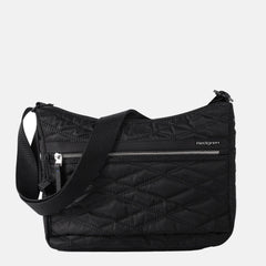 Hedgren Quilted Harper's RFID Shoulder Bag Black Diamond