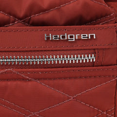 Hedgren Quilted Eye RFID Shoulder Bag Brandy Brown