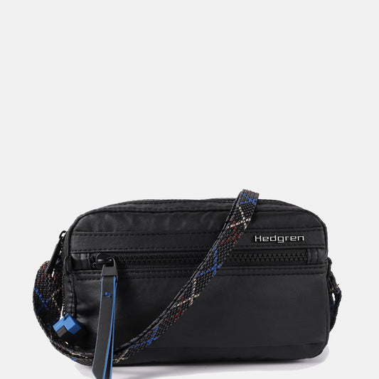 Hedgren Maia Mini RFID Crossbody Creased Black