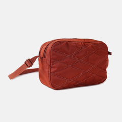 Hedgren Quilted Maia Mini RFID Crossbody Brandy Brown