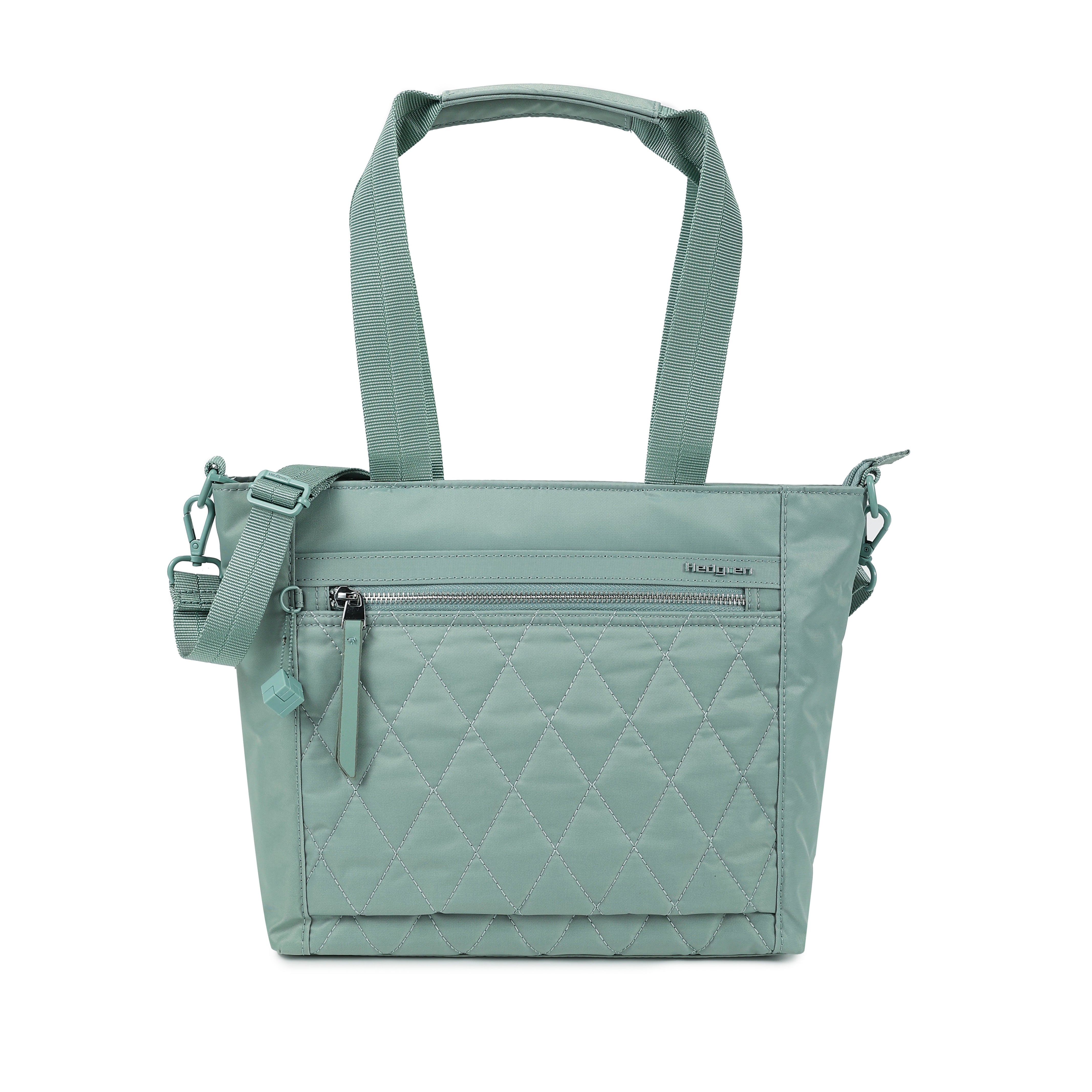 Hedgren Zoe Medium RFID Tote Quilted Sage