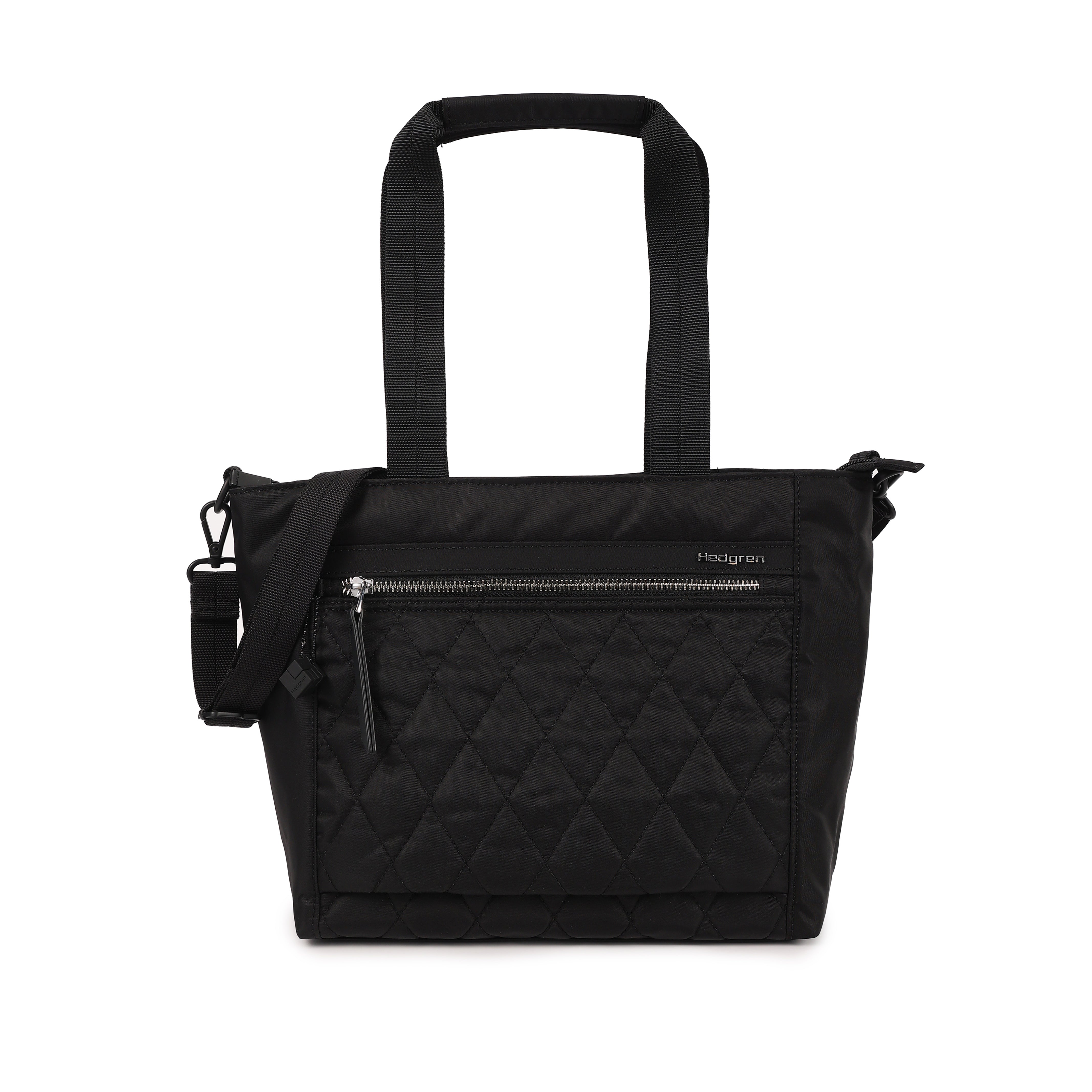 Hedgren Zoe Medium RFID Tote Quilted Black