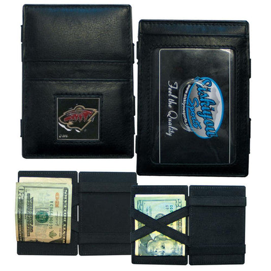 Minnesota Wild® Leather Jacob's Ladder Wallet - Flyclothing LLC