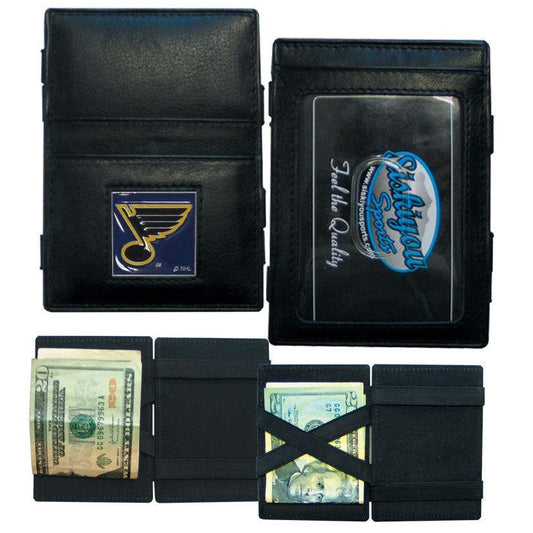 St. Louis Blues® Leather Jacob's Ladder Wallet - Flyclothing LLC