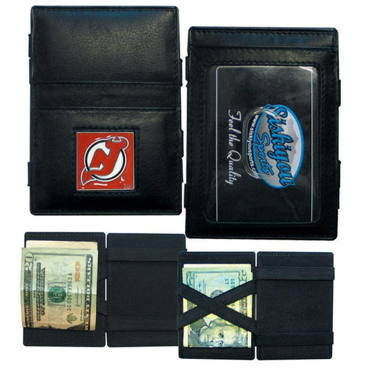 New Jersey Devils® Leather Jacob's Ladder Wallet - Siskiyou Buckle