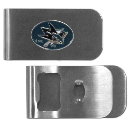 San Jose Sharks® Bottle Opener Money Clip - Flyclothing LLC