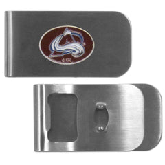 Colorado Avalanche® Bottle Opener Money Clip - Siskiyou Buckle