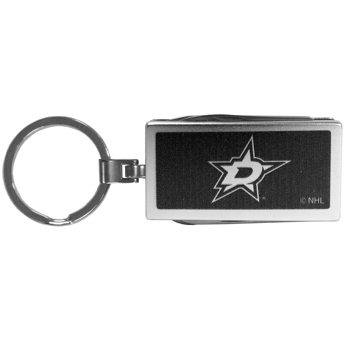 Dallas Stars™ Multi-tool Key Chain, Black - Siskiyou Buckle