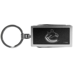 Vancouver Canucks® Multi-tool Key Chain, Black - Flyclothing LLC