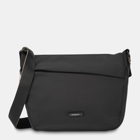 Hedgren Gravity Medium Crossover Black Bag