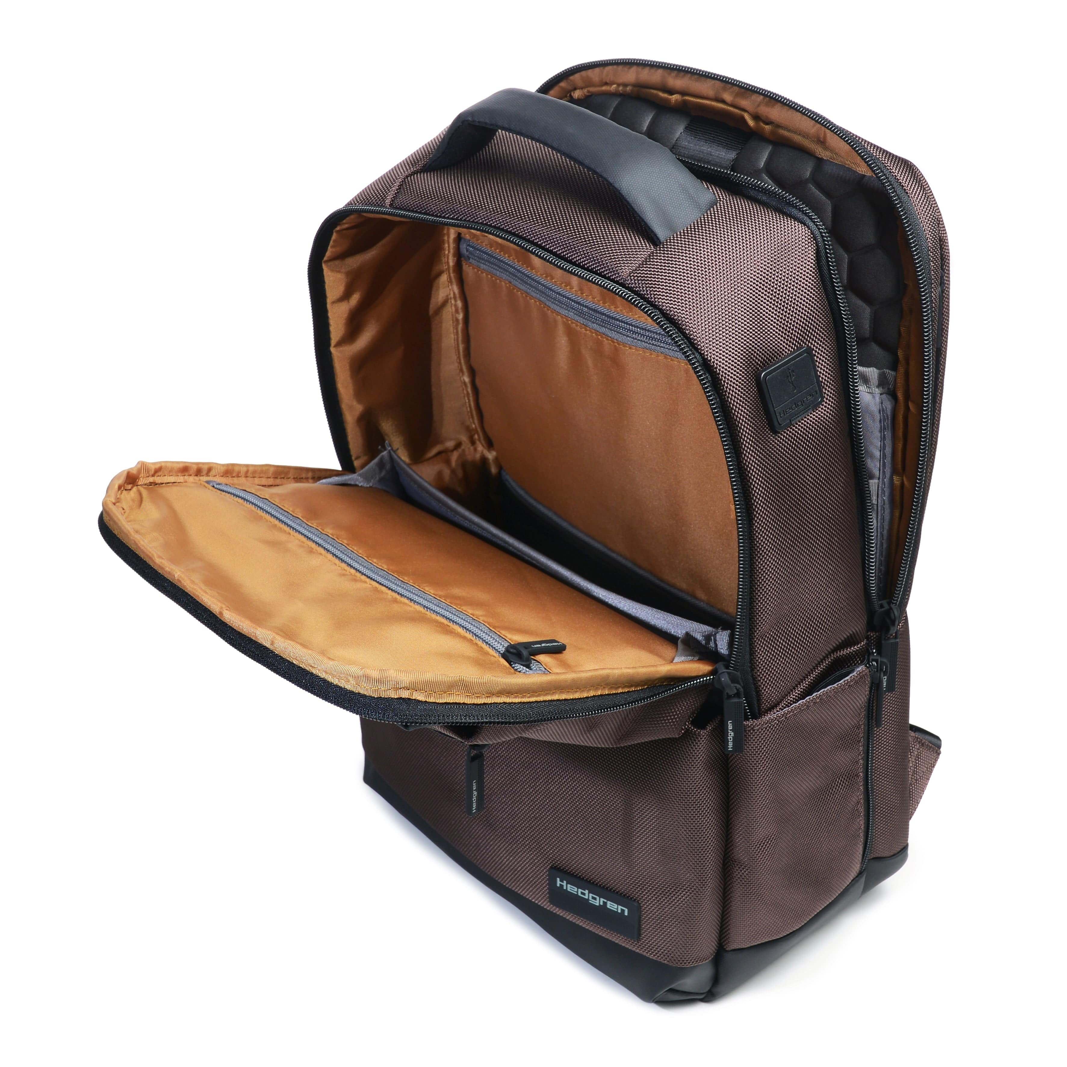 Hedgren Drive 14.1" Laptop Backpack Uptown Brown - Hedgren