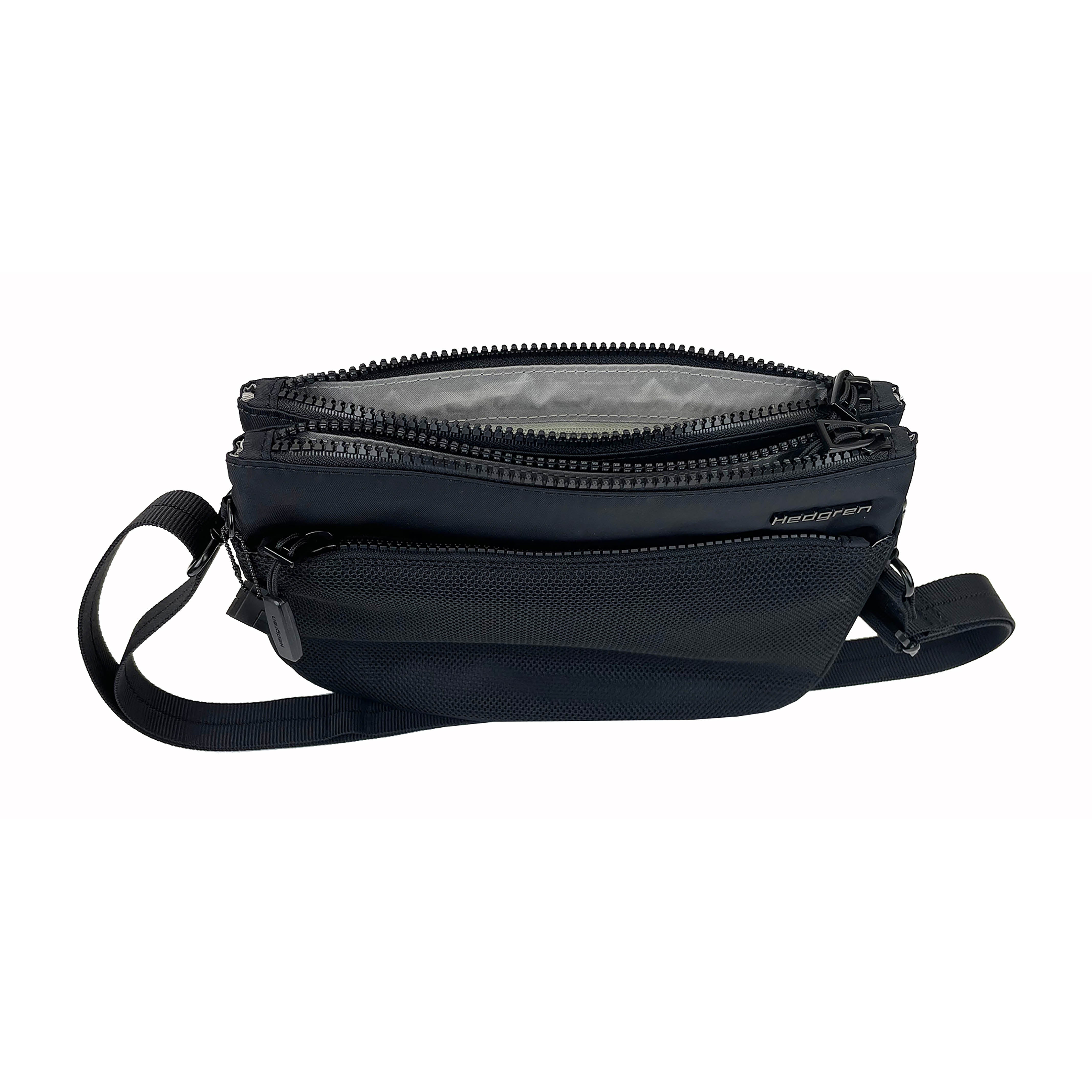 Hedgren Peak  Sustainably Made Crossbody Black