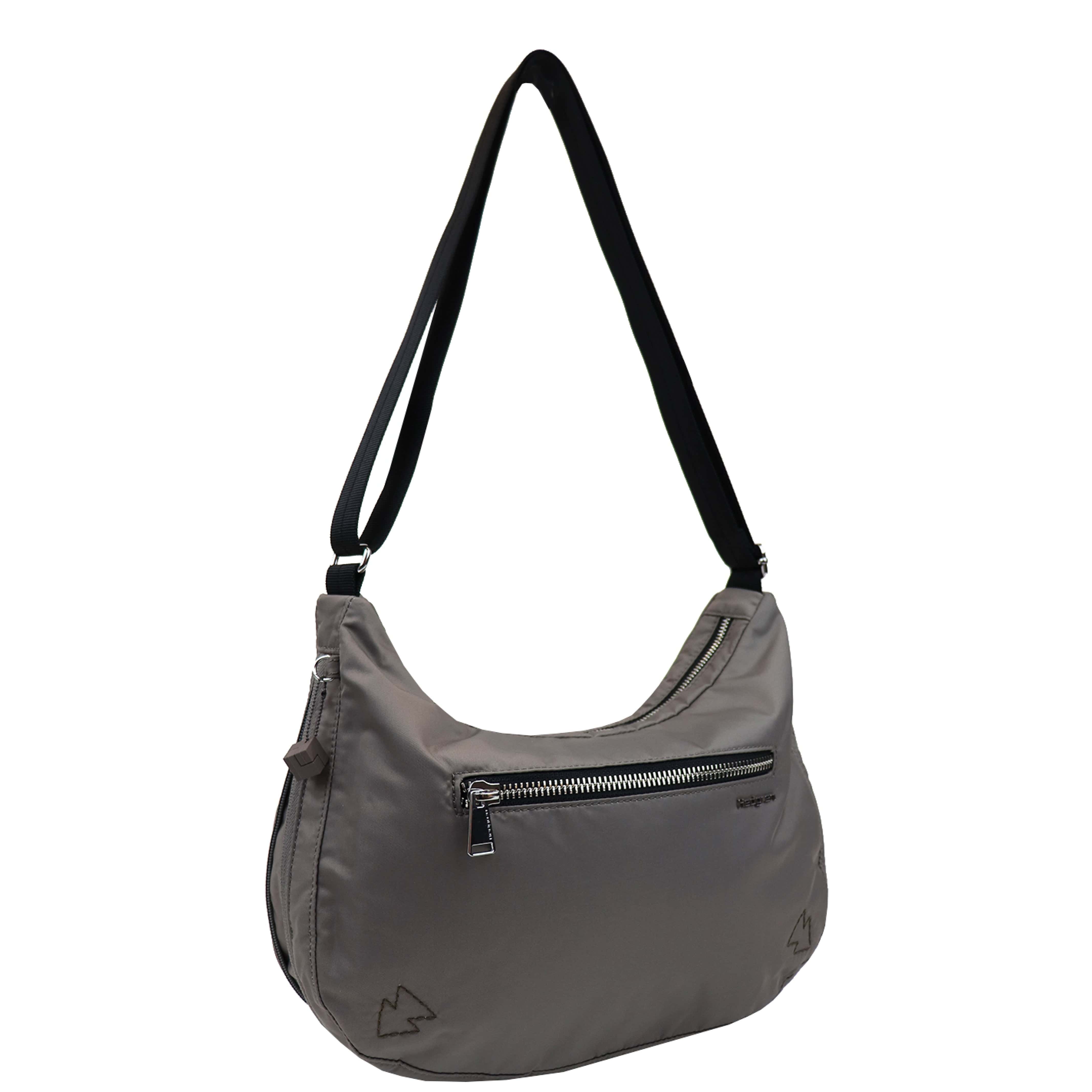 Hedgren Ann Sustainably Made Expandable Hobo Sepia