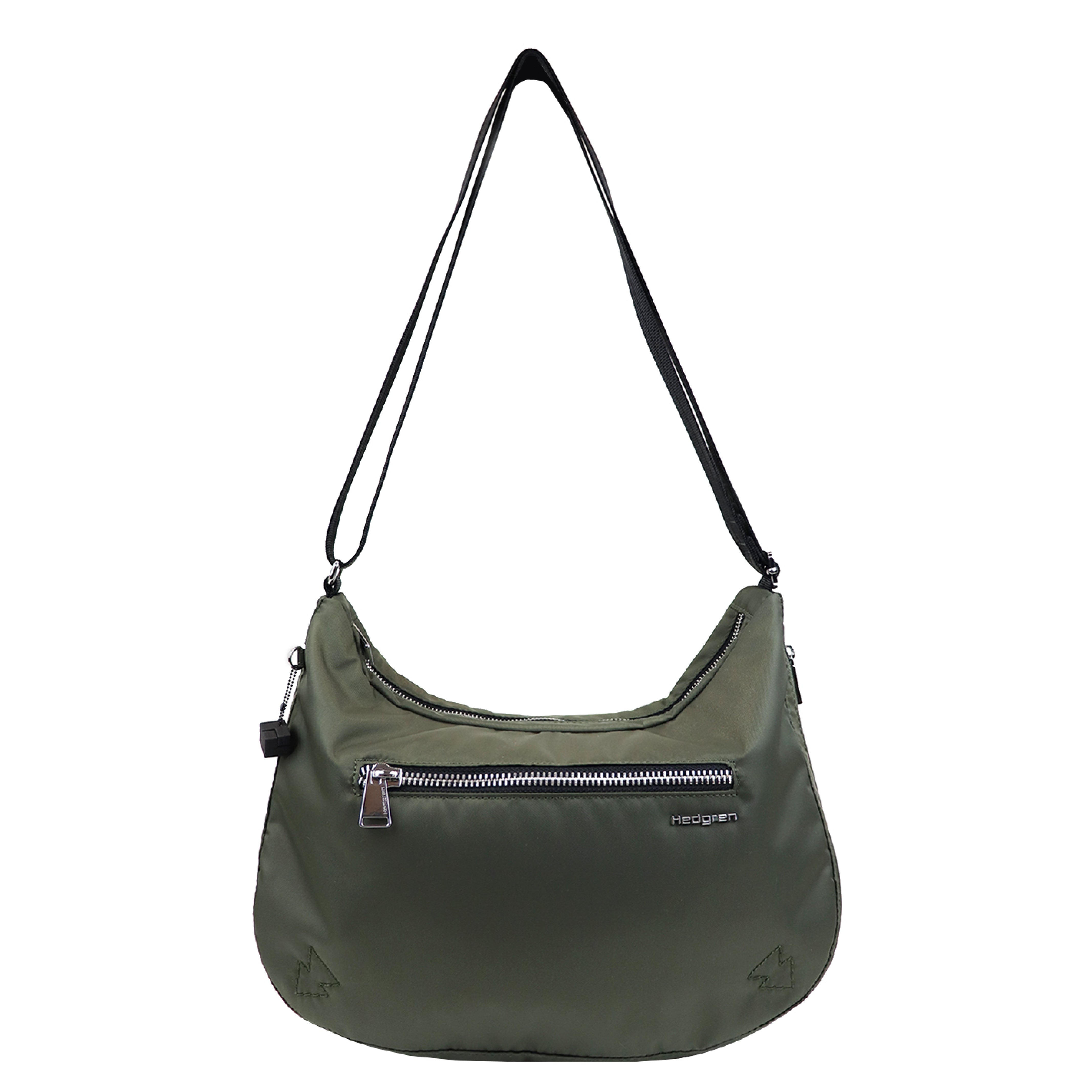 Hedgren Ann Sustainably Made Expandable Hobo Olive Night