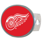 Detroit Red Wings® Oval Metal Hitch Cover Class II and III - Flyclothing LLC