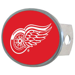 Detroit Red Wings® Oval Metal Hitch Cover Class II and III - Flyclothing LLC