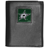 Dallas Stars™ Deluxe Leather Tri-fold Wallet Packaged in Gift Box - Flyclothing LLC