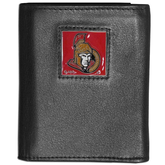 Ottawa Senators® Leather Tri-fold Wallet - Flyclothing LLC