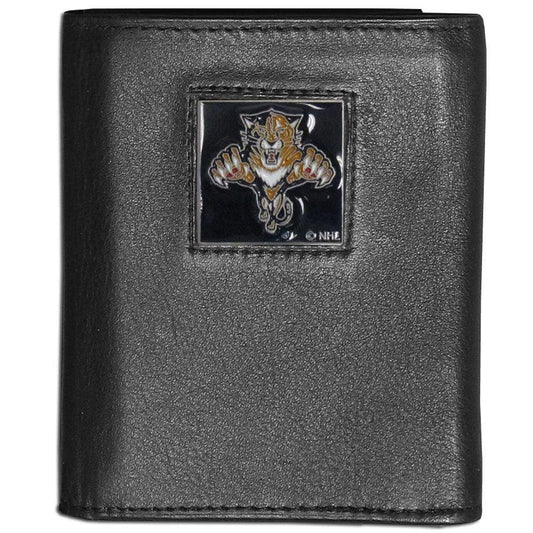 Florida Panthers® Leather Tri-fold Wallet - Flyclothing LLC