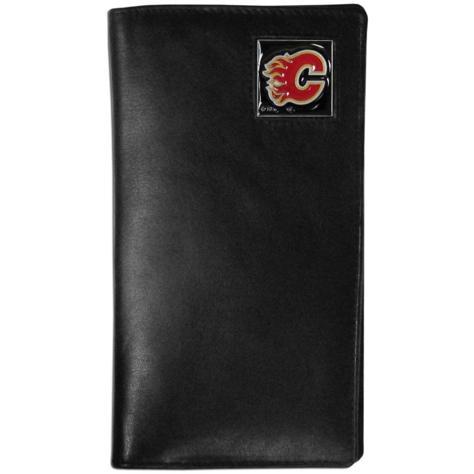 Calgary Flames® Leather Tall Wallet - Flyclothing LLC