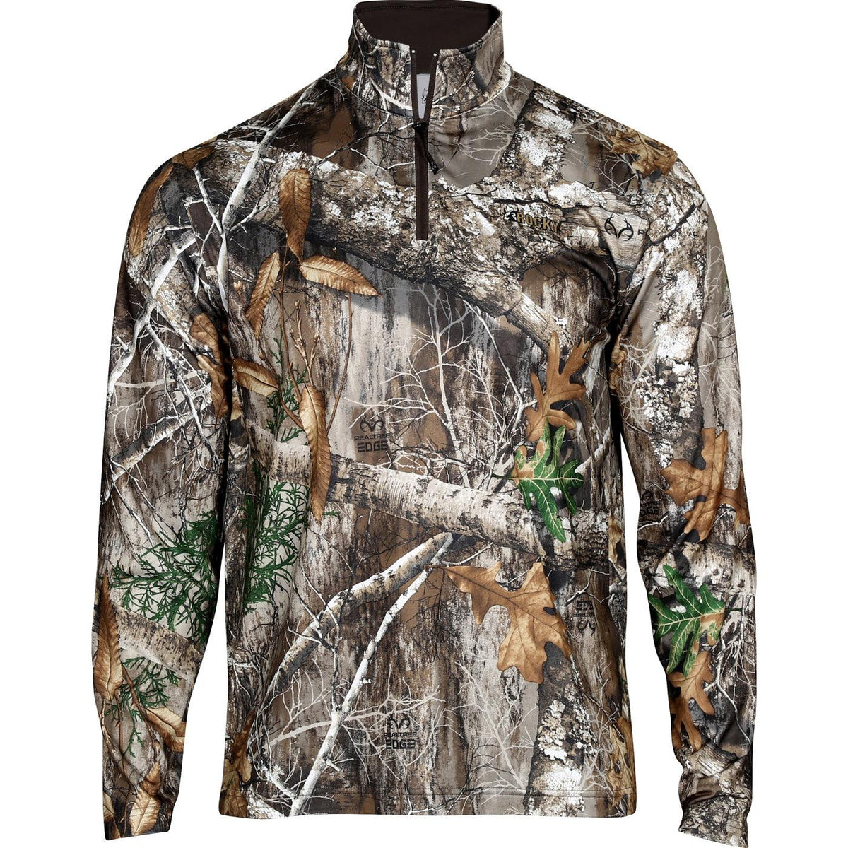 Rocky Camo Fleece Zip Shirt - Flyclothing LLC