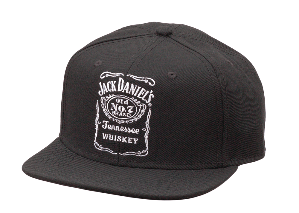 Jack Daniels Polyester Woven Flatbrim Cap - Flyclothing LLC