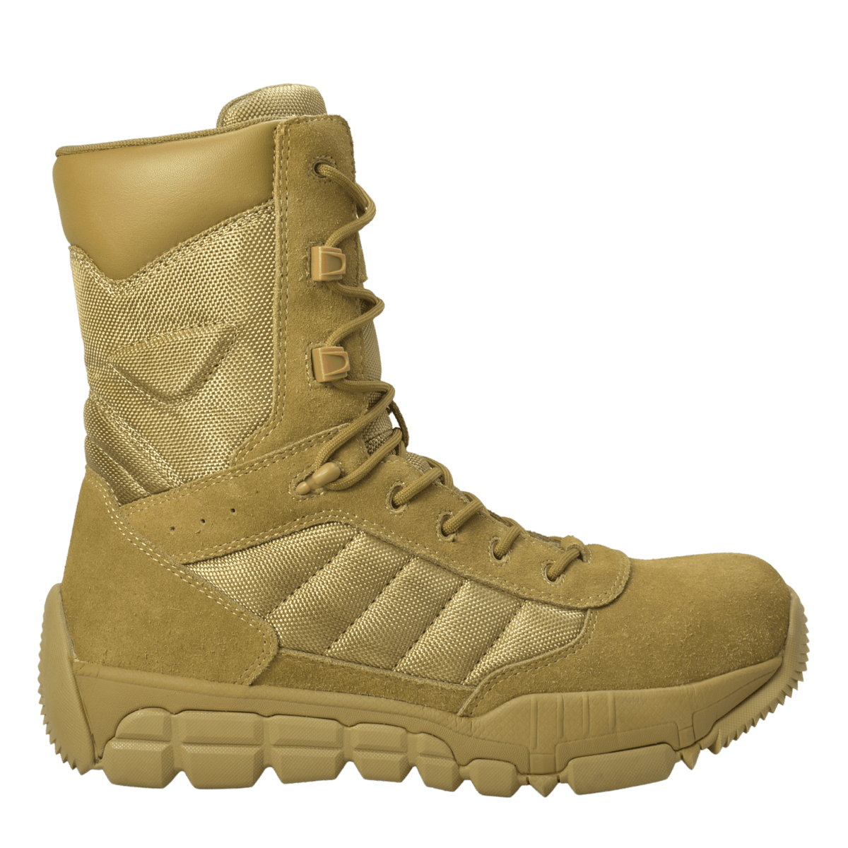 AdTec Men's 9" Suede Leather Side Zipper Composite Toe Tactical Boot Coyote - Flyclothing LLC