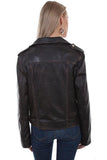 Scully BLACK BELTED MC JACKET - Flyclothing LLC