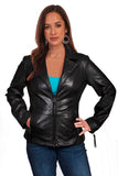 Scully Leather Black Lamb Ladies Zip Front Jacket - Flyclothing LLC