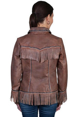 Scully Leather Brown Ladies Womens Jacket - Flyclothing LLC