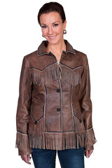 Scully Leather Brown Ladies Womens Jacket - Flyclothing LLC