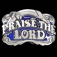 Praise The Lord Enameled Belt Buckle - Flyclothing LLC